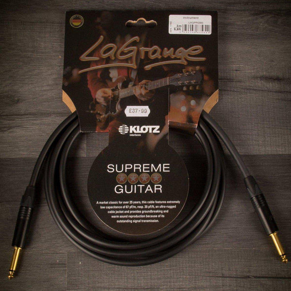 Klotz Accessories Klotz LaGrange Guitar Cable - 3m