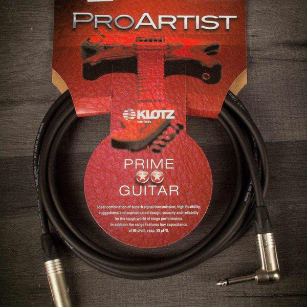 Klotz Pro Artist Angled Guitar Cable - 3m