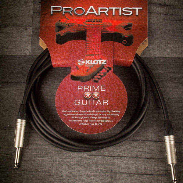 Klotz Pro Artist Guitar Cable - 3m - MusicStreet