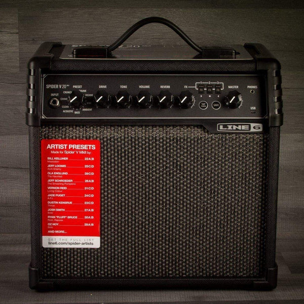 Line 6 Spider V 20 mkII Musicstreet guitar shop