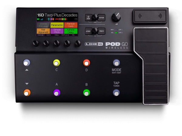 Line 6 PodGo Wireless Multi Effects Guitar Pedal