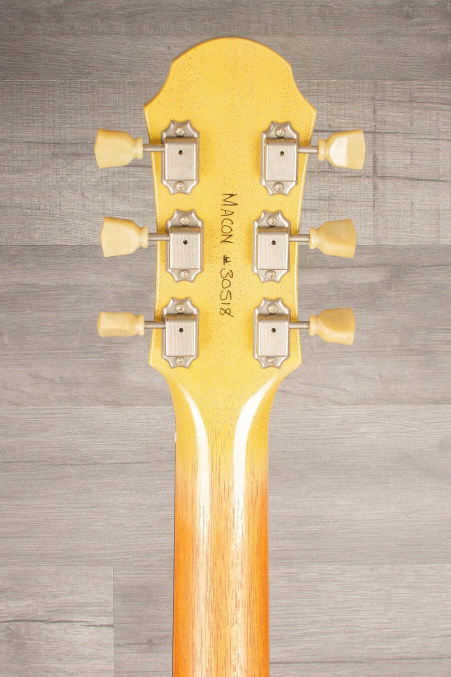 Patrick James Eggle Macon Junior DC Electric Guitar - TV Yellow s#30518