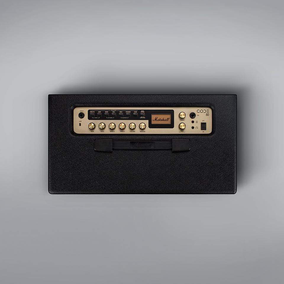 USED - Marshall Code 50 with Marshall PEDL-91009 CODE 4 Way Footswitch