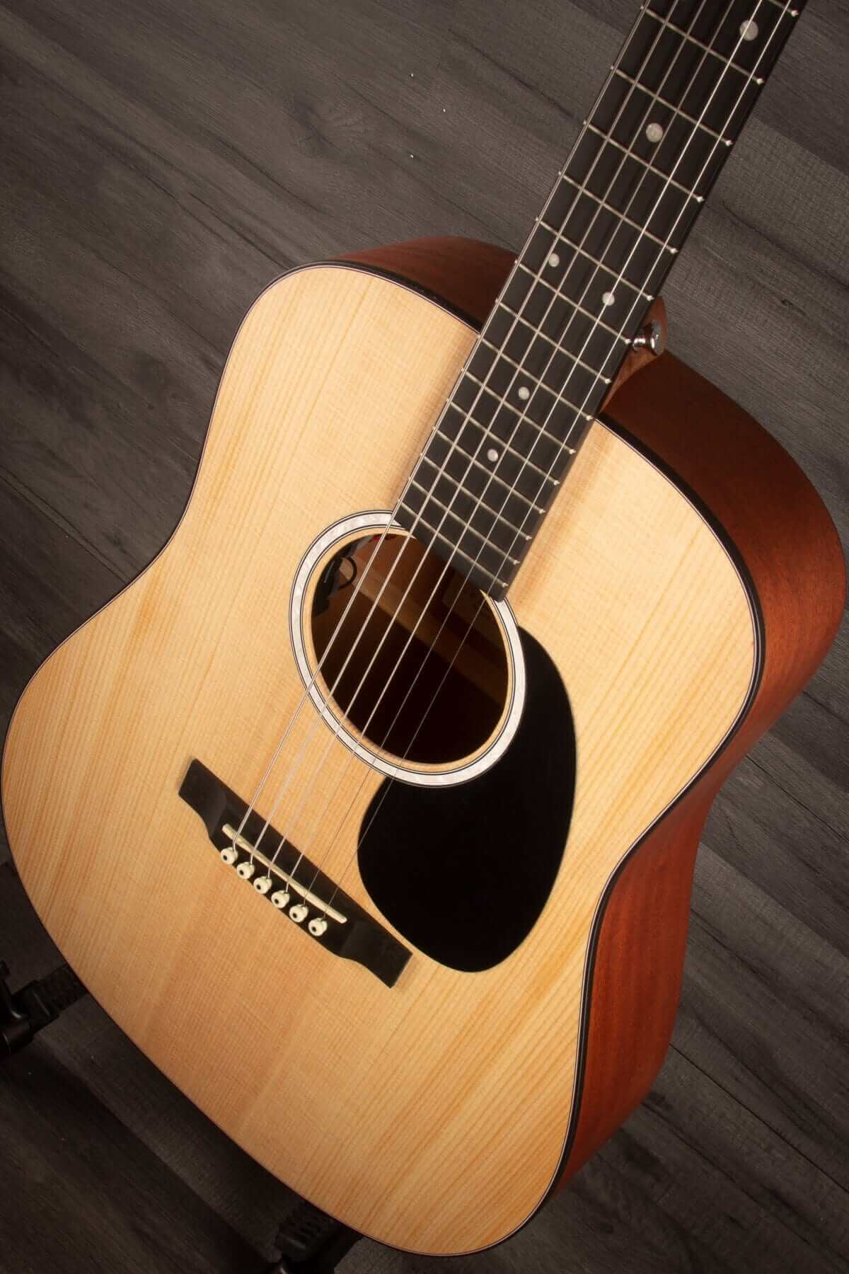 Martin DJR-10E Dreadnought Junior Sitka, Cherry Stain Back and Sides - Acoustic Guitar