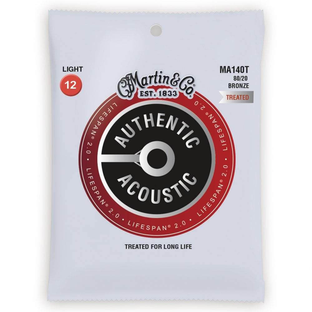 Martin Authentic Acoustic 80/20 Bronze 12-54 Treated - Guitar String
