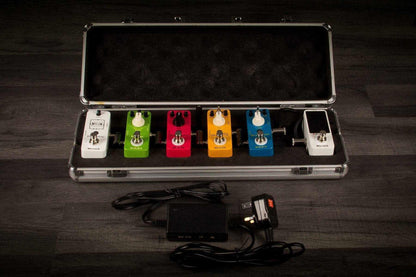 USED - Mooer Pedalboard with Pedals and Power Supply