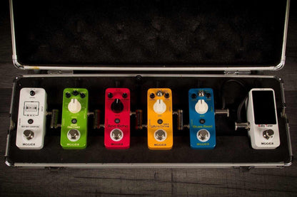 USED - Mooer Pedalboard with Pedals and Power Supply