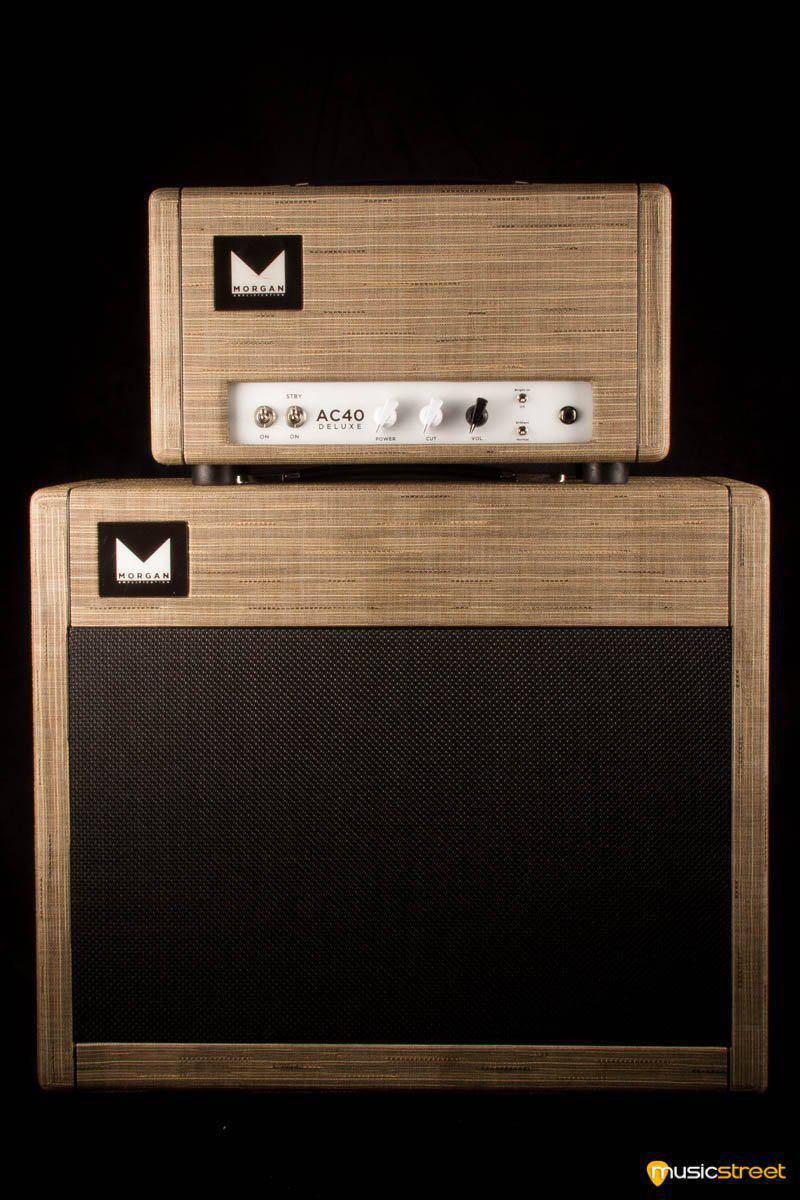 USED - Morgan AC40 Deluxe Head & 2X12 (Driftwood Finish)