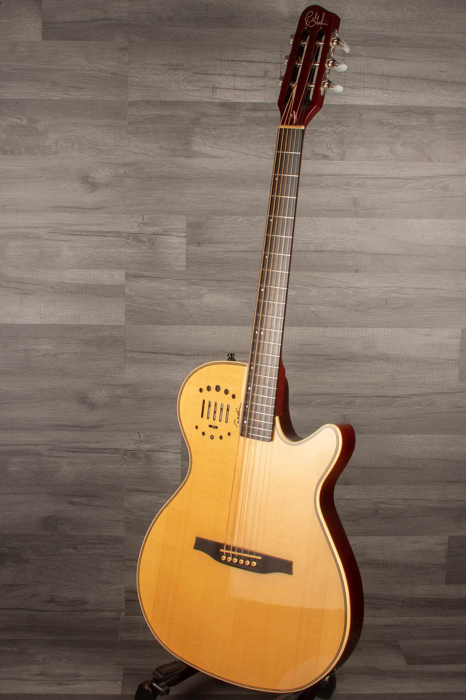USED - Godin Multiac Grand Concert Steel Duet Ambiance, Natural