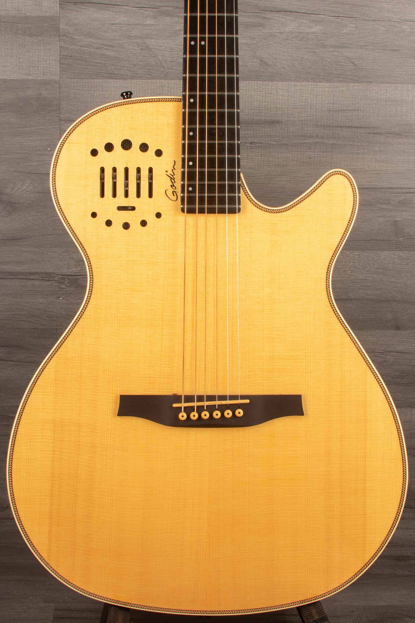 USED - Godin Multiac Grand Concert Steel Duet Ambiance, Natural