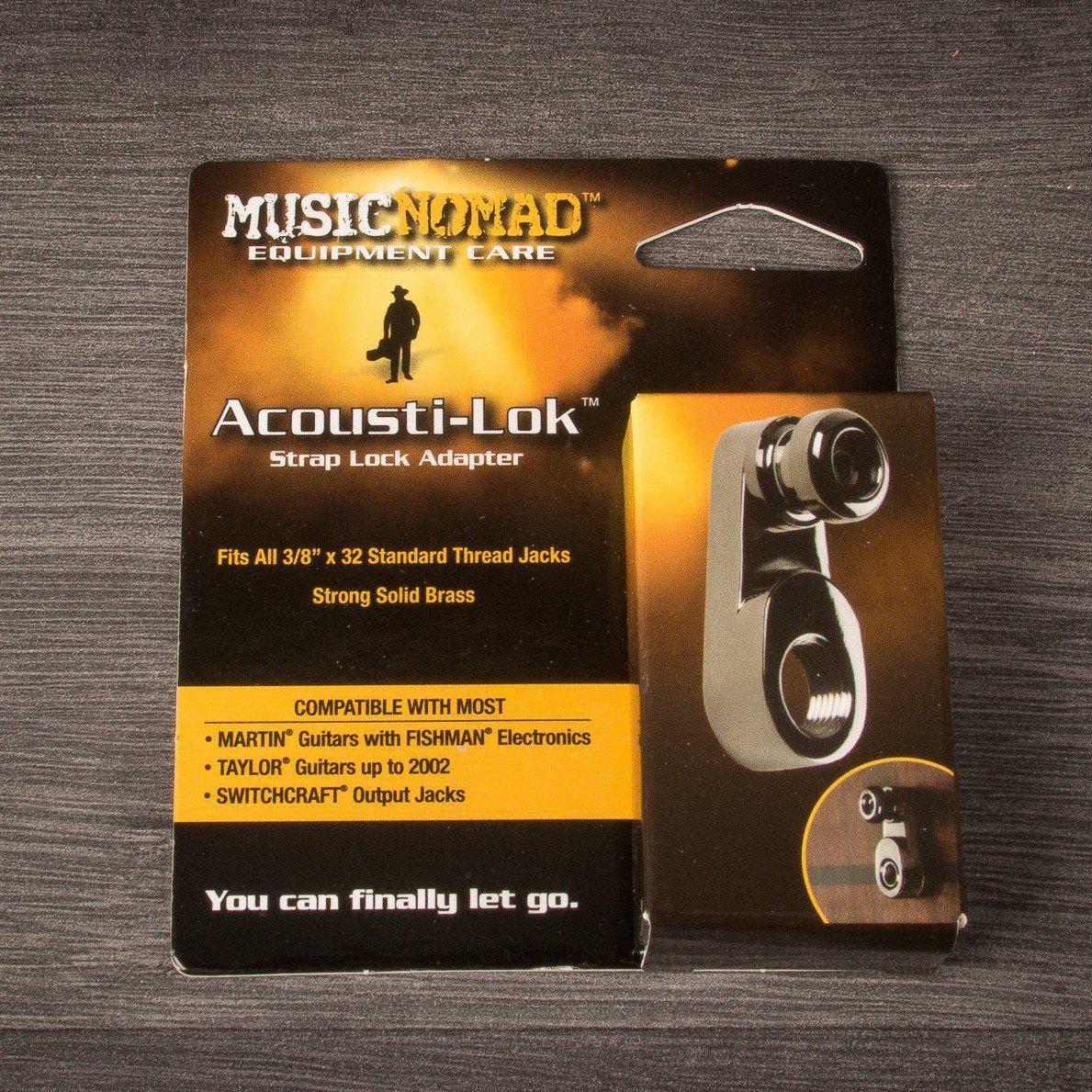 Music Nomad Acousti-Lok Strap Lock Adapter for Standard Output Jacks