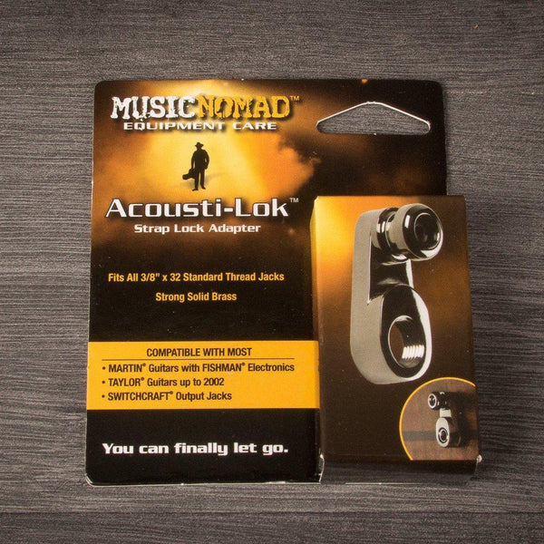 Music Nomad Accessories Music Nomad Acousti-Lok Strap Lock Adapter for Standard Output Jacks
