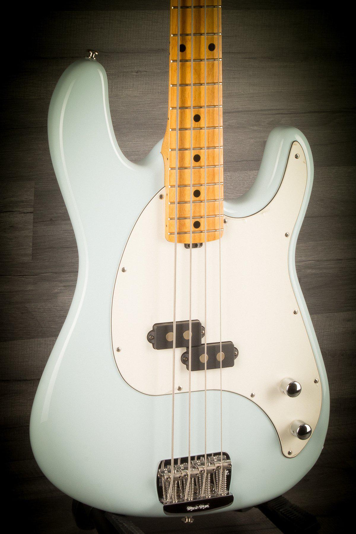 MusicMan Cutlass Bass Diamond Blue