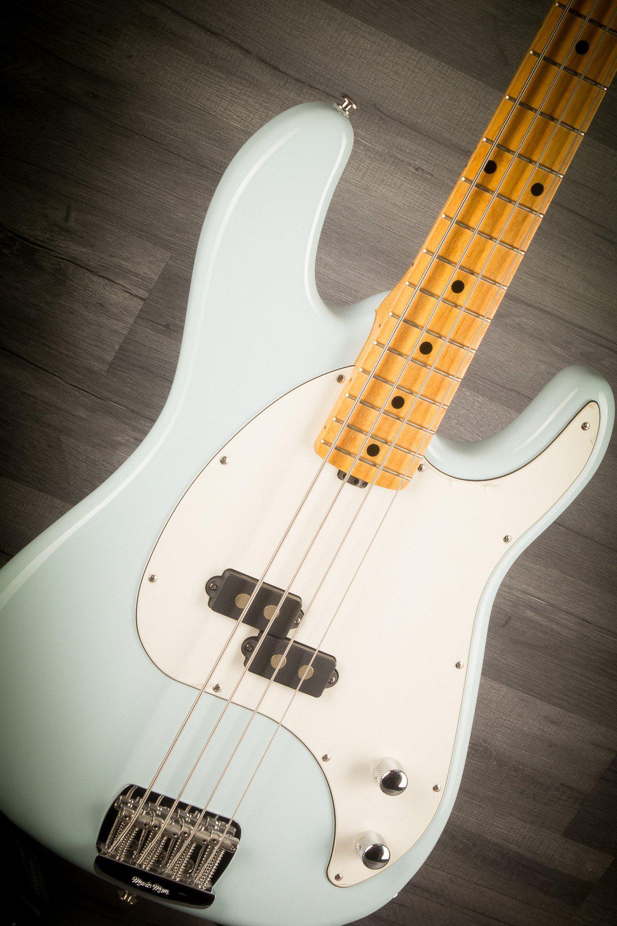 MusicMan Cutlass Bass Diamond Blue