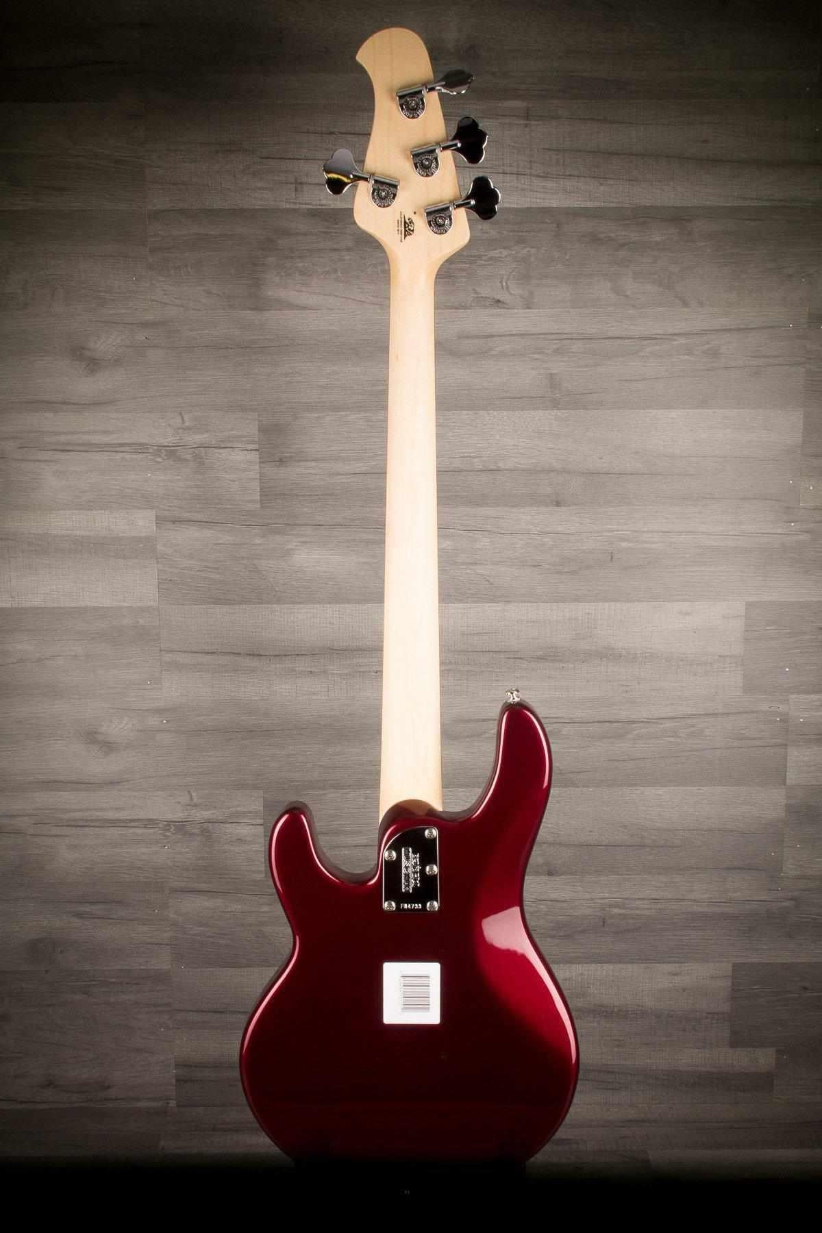 MusicMan StingRay Short Scale Bass Guitar - Raspberry Pearl