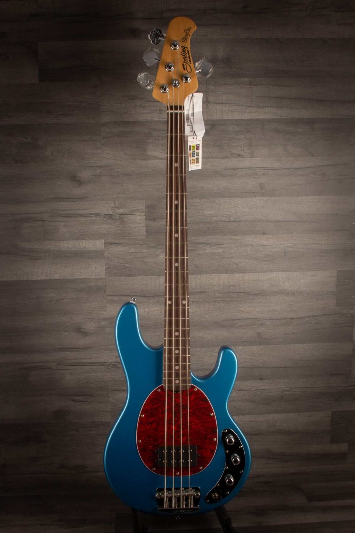 Sterling by Music Man Stingray Ray24 Bass Guitar - Toluca Lake Blue