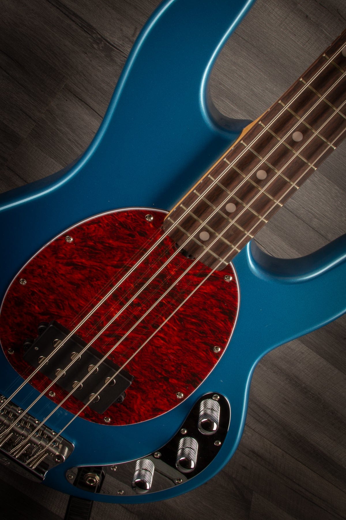 MusicMan Bass Guitar Sterling by Music Man - Stingray Ray34 Toluca Lake Blue
