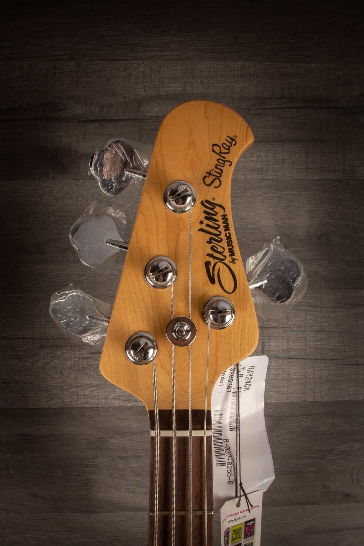 Sterling by Music Man Stingray Ray24 Bass Guitar - Toluca Lake Blue