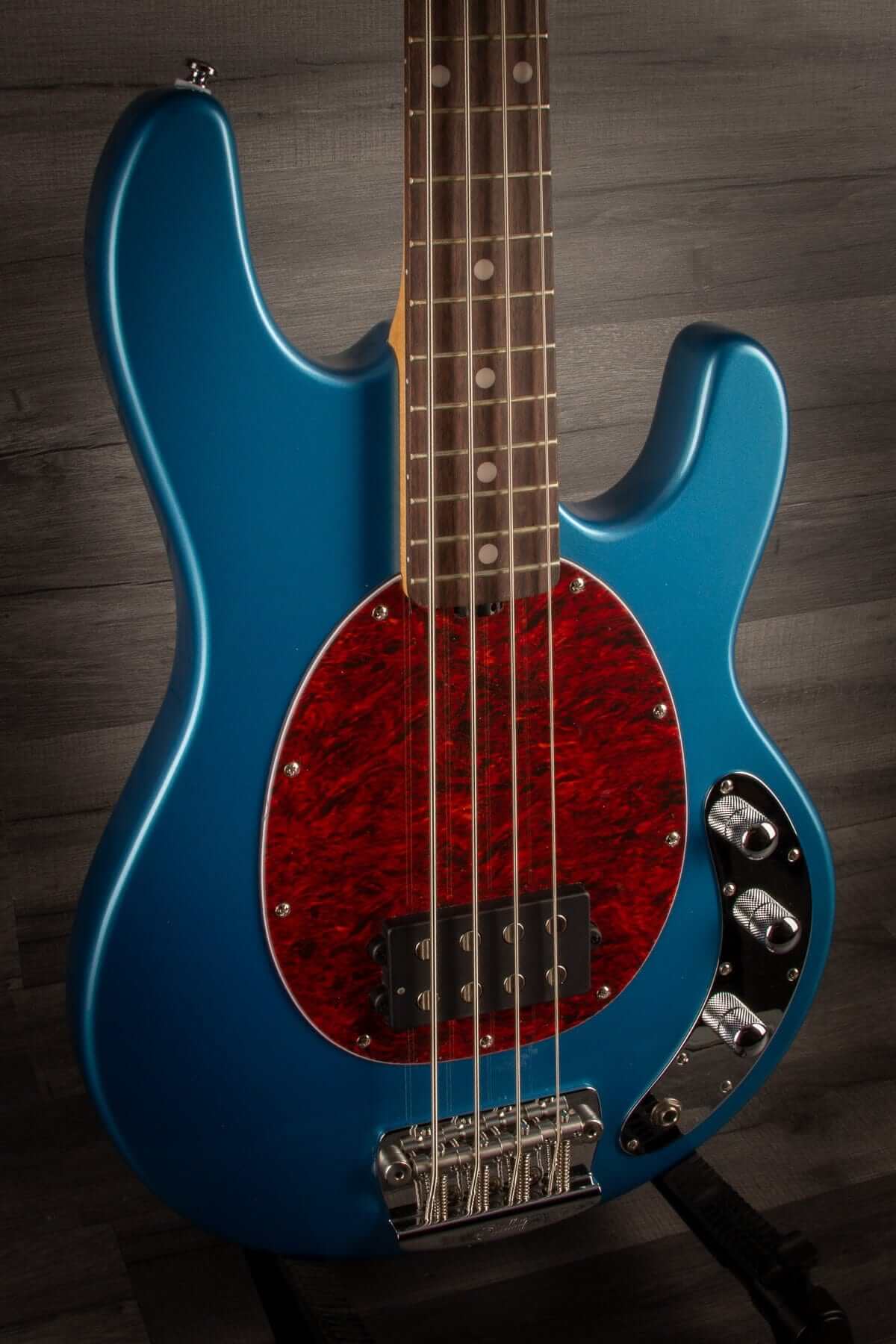 Sterling by Music Man Stingray Ray24 Bass Guitar - Toluca Lake Blue