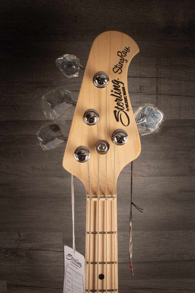 Sterling Stingray Short Scale Bass Guitar - Black (Slight Mark on Top)