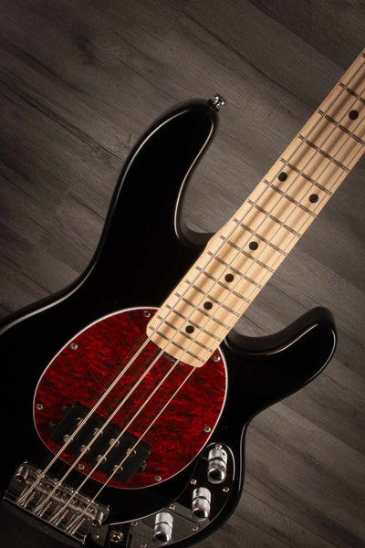 Sterling Stingray Short Scale Bass Guitar - Black (Slight Mark on Top)