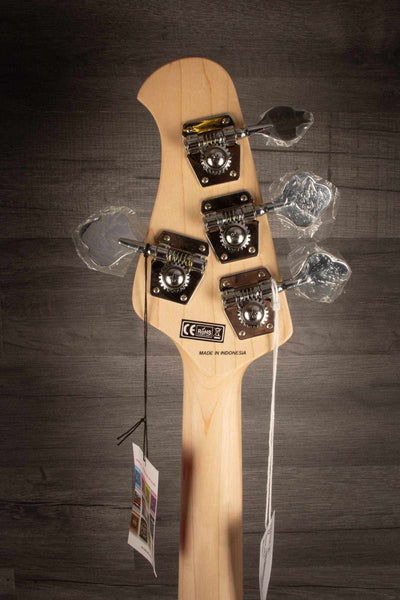 Sterling Stingray Short Scale Bass Guitar - Black (Slight Mark on Top)