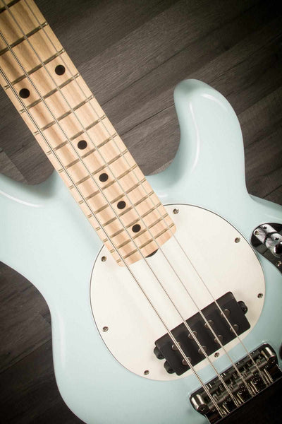 Sterling Stingray Short Scale Bass Guitar - Daphne Blue