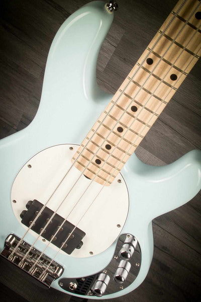Sterling Stingray Short Scale Bass Guitar - Daphne Blue
