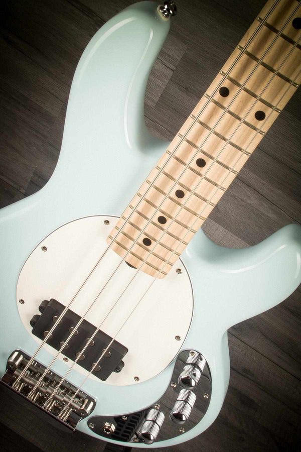 MusicMan Bass Guitar Sterling Stingray Short Scale Daphne Blue