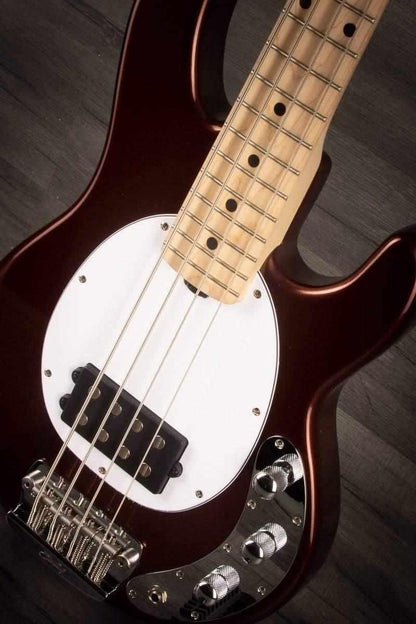 Sterling Stingray Short Scale Bass Guitar - Dropped Copper