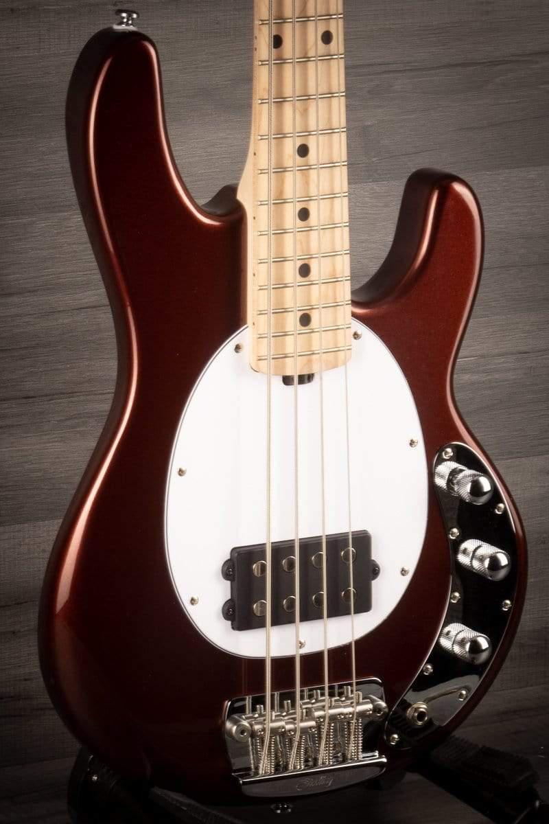Sterling Stingray Short Scale Bass Guitar - Dropped Copper