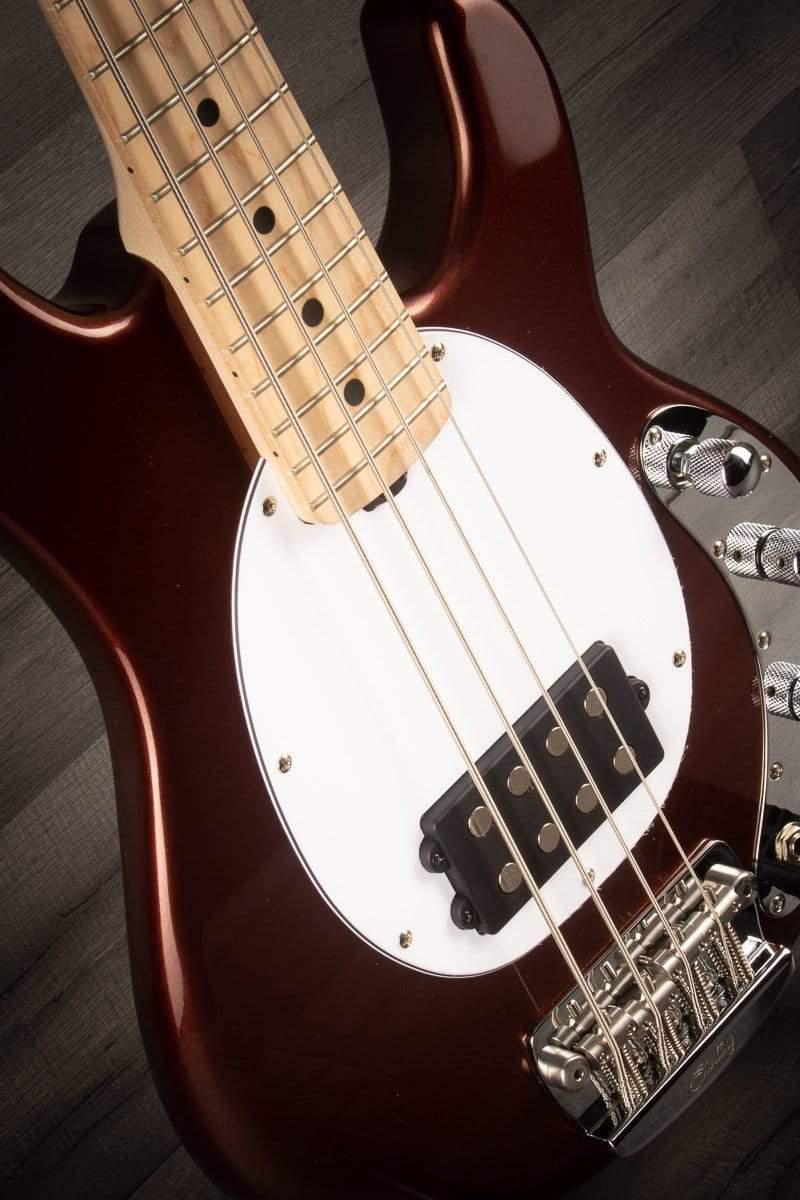 Sterling Stingray Short Scale Bass Guitar - Dropped Copper