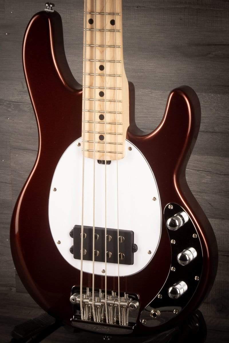 Sterling Stingray Short Scale Bass Guitar - Dropped Copper