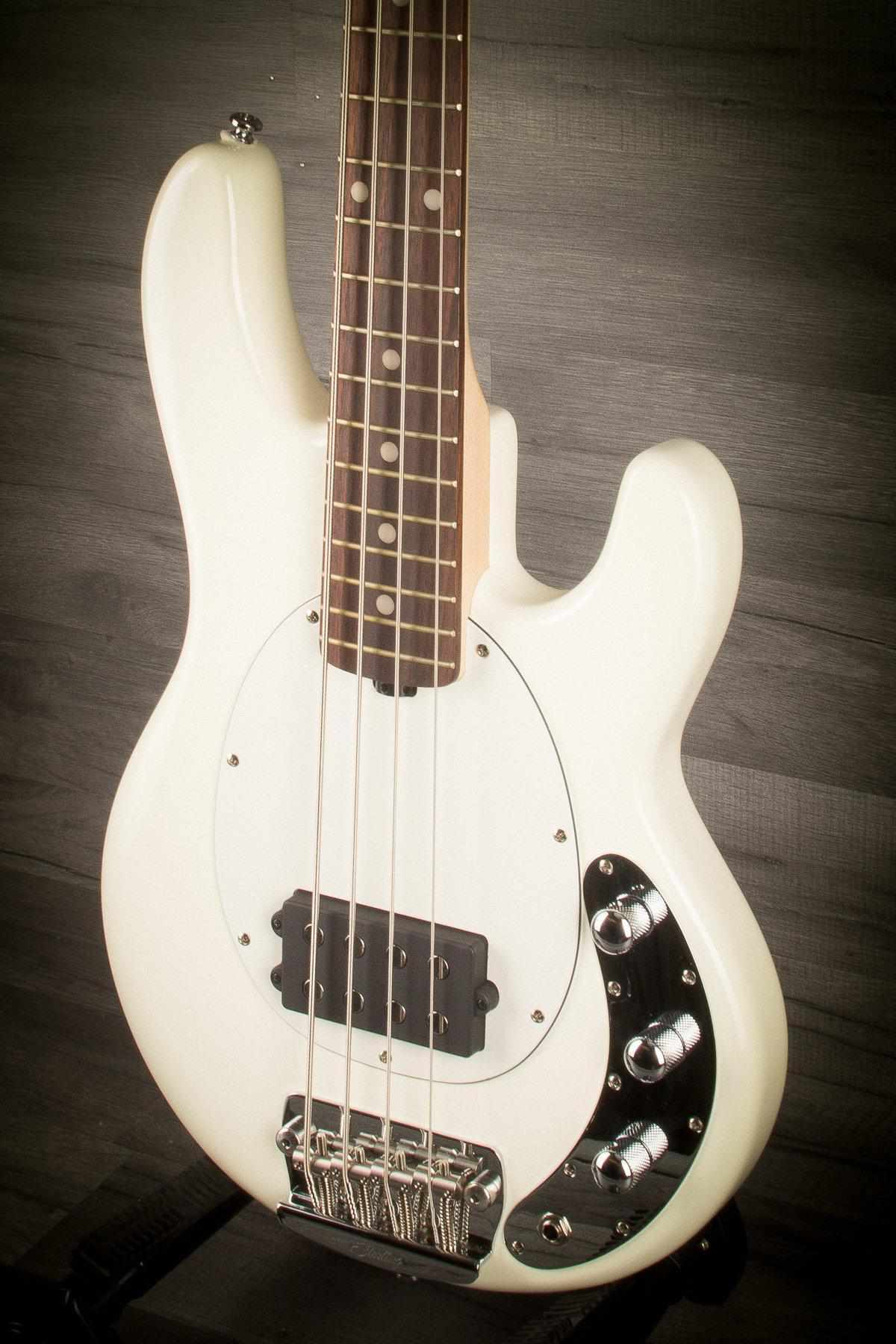 MusicMan Bass Guitar Sterling Stingray Short Scale Olympic White