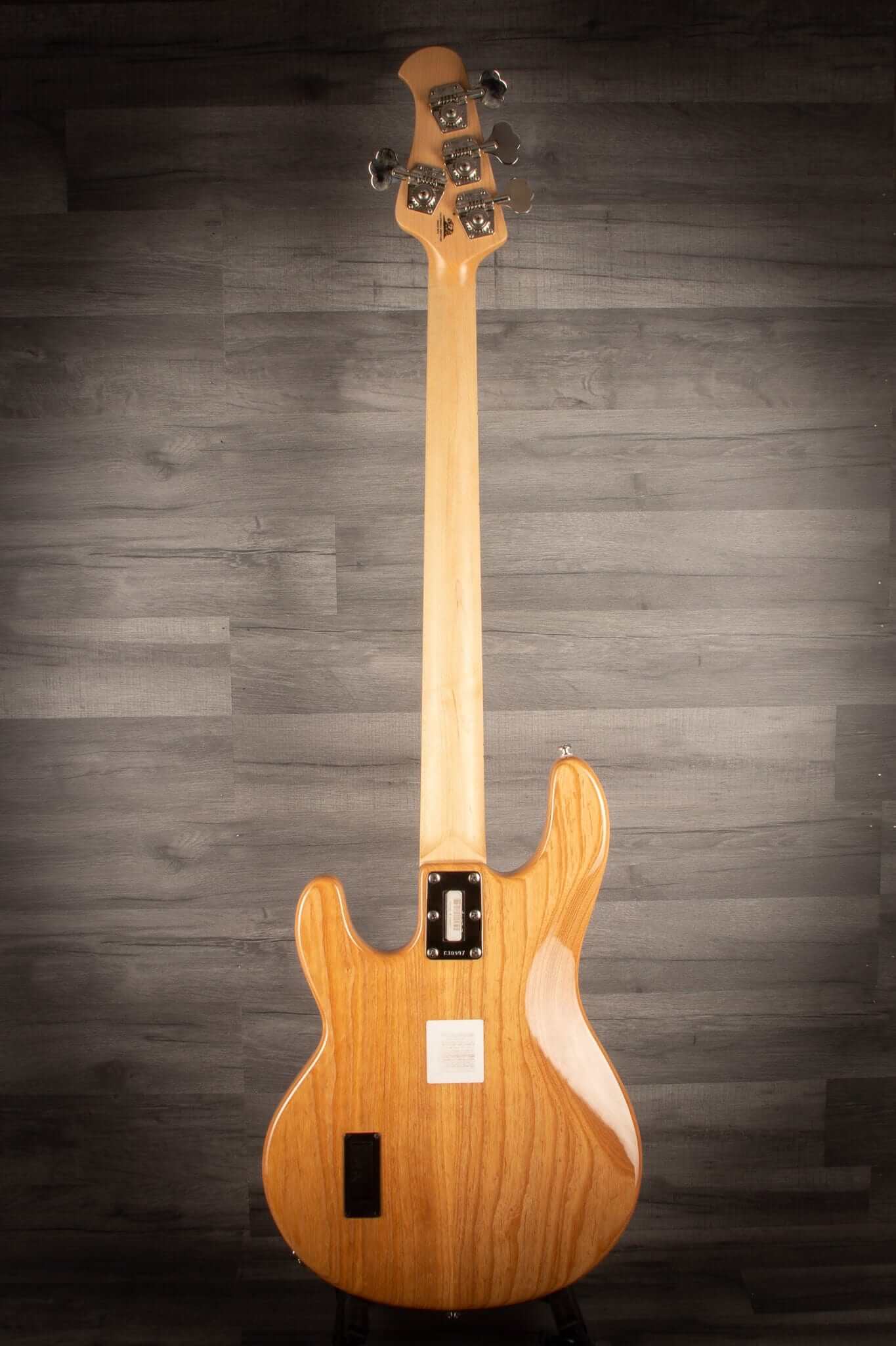 USED 2018 MusicMan Stingray Natural 4 string 3 Band