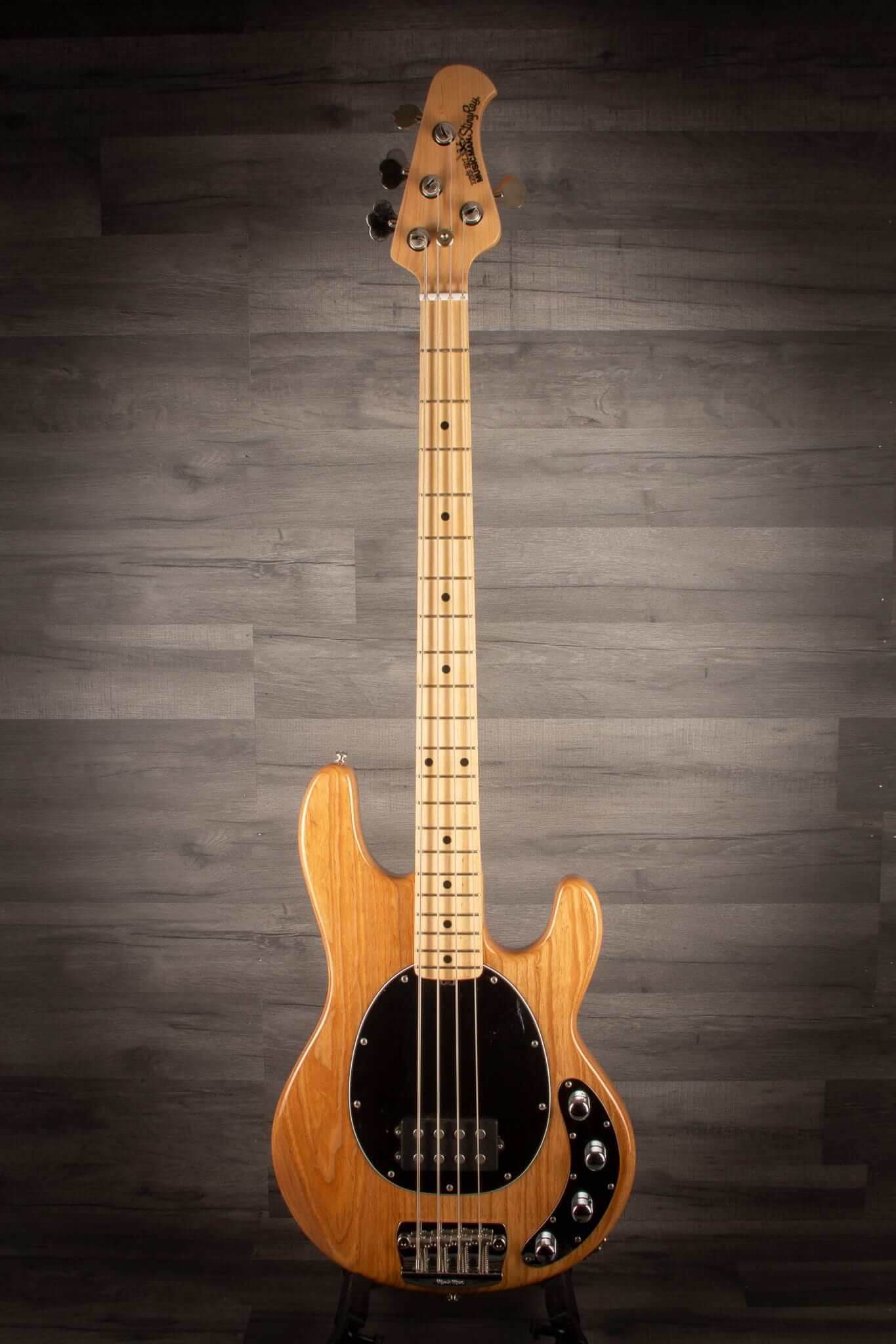 USED 2018 MusicMan Stingray Natural 4 string 3 Band