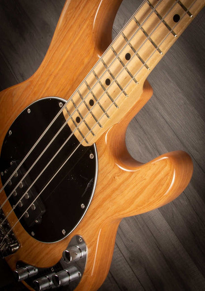 USED 2018 MusicMan Stingray Natural 4 string 3 Band