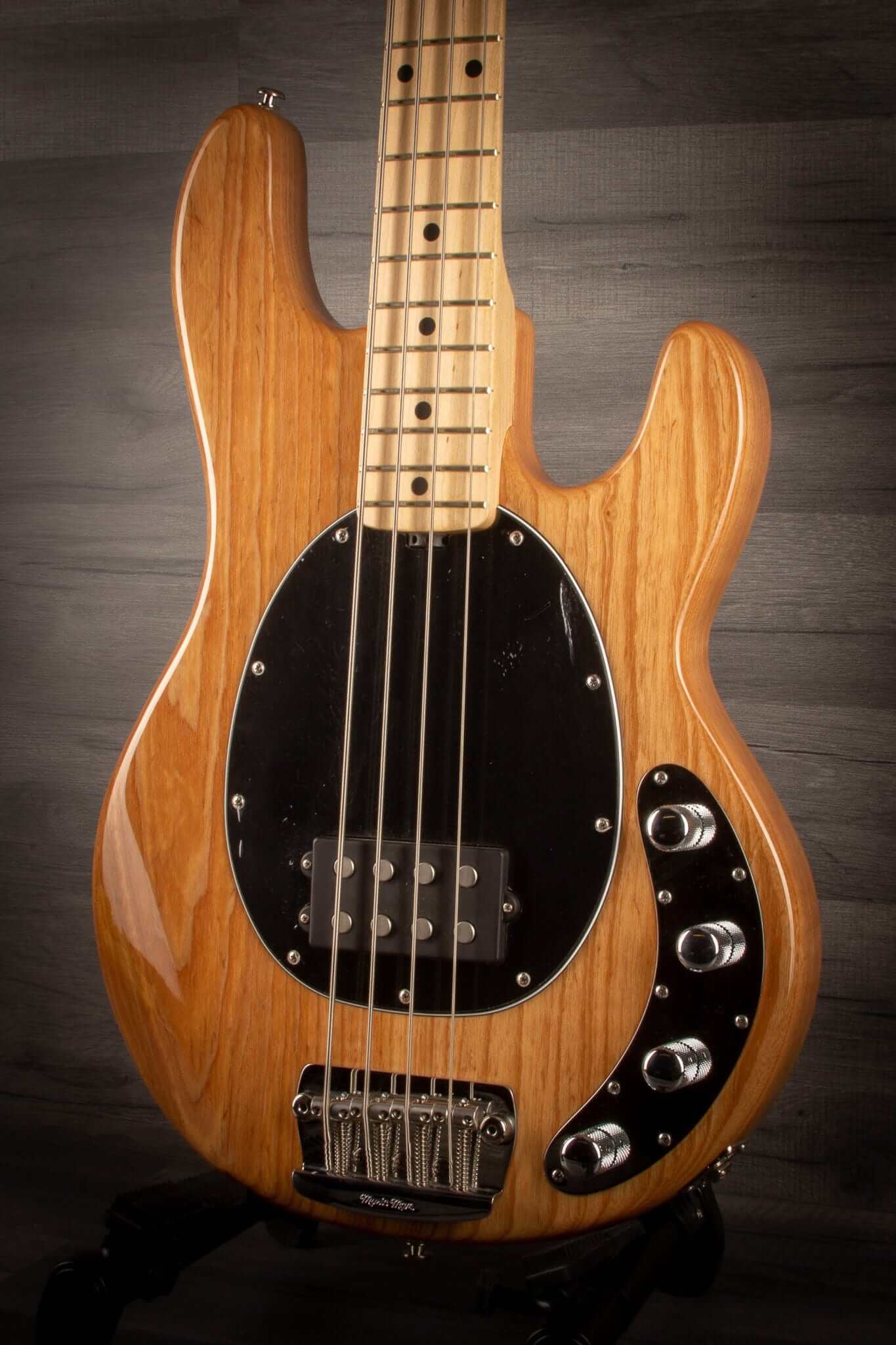USED 2018 MusicMan Stingray Natural 4 string 3 Band