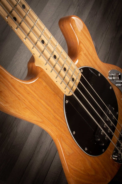 USED 2018 MusicMan Stingray Natural 4 string 3 Band