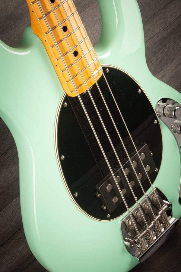 MusicMan Bass Guitar USED - MusicMan Old Smoothie Mint Green