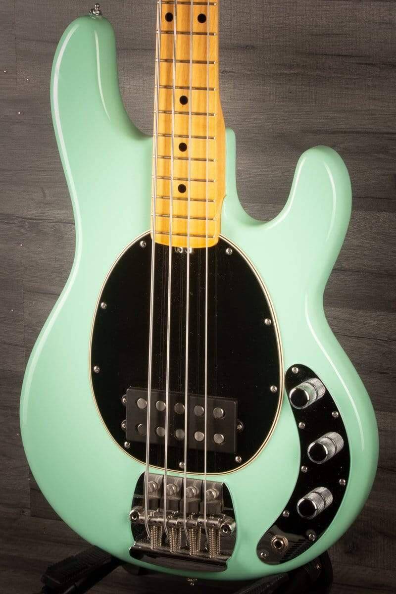 USED - MusicMan Old Smoothie Bass Guitar - Mint Green