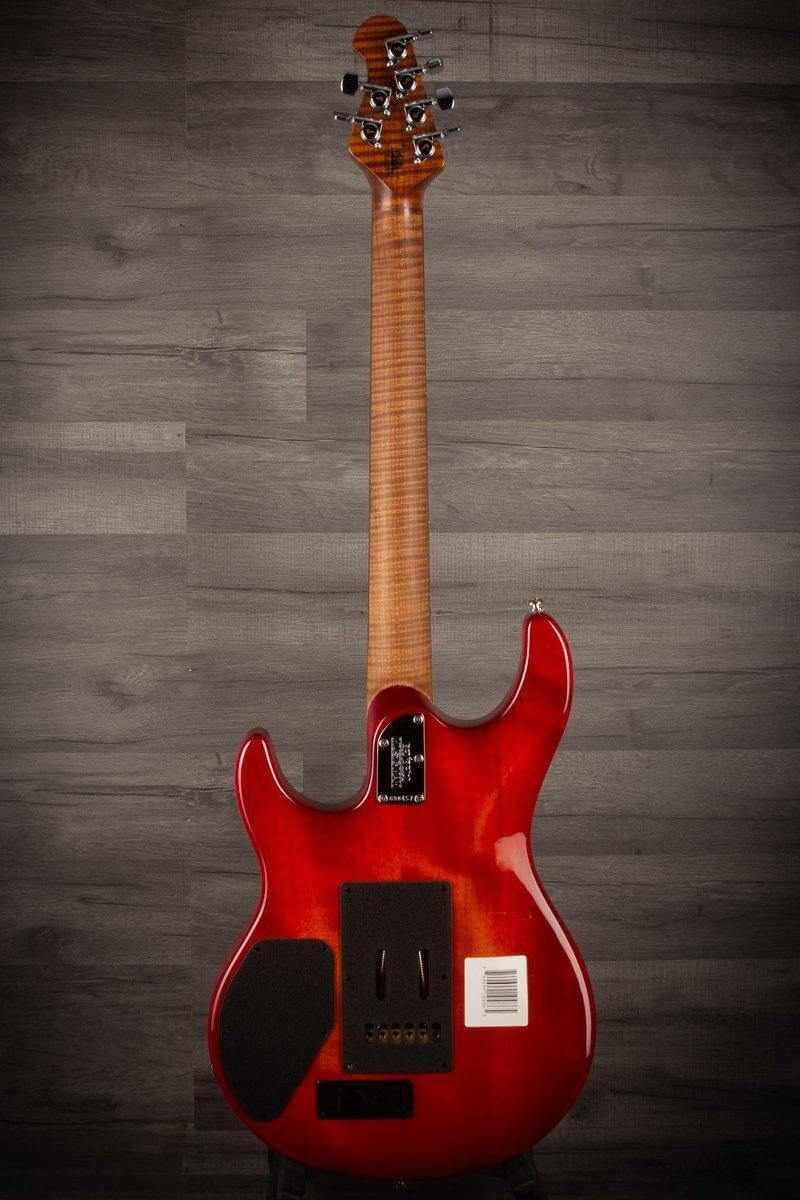 B Stock - Music Man Luke III Steve Lukather Signature HSS - Cherry Burst Quilt