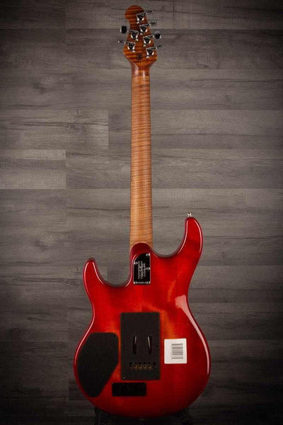 B Stock - Music Man Luke III Steve Lukather Signature HSS - Cherry Burst Quilt