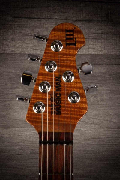 B Stock - Music Man Luke III Steve Lukather Signature HSS - Cherry Burst Quilt