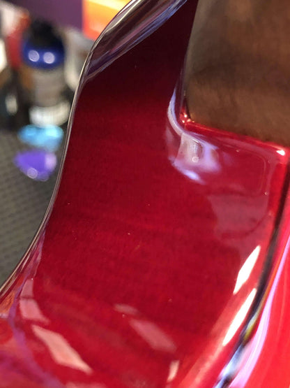 B Stock - Music Man Luke III Steve Lukather Signature HSS - Cherry Burst Quilt