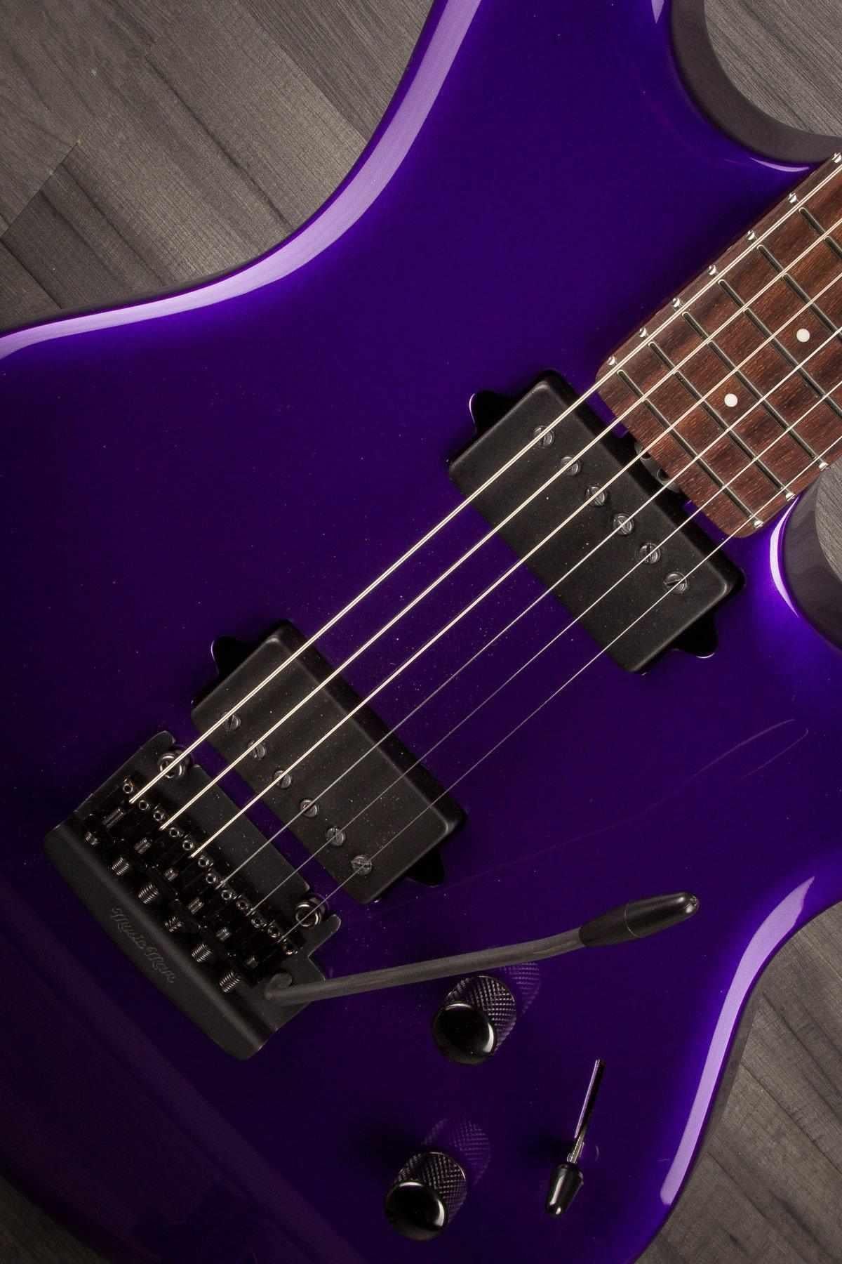 Music Man Luke III HH Firemist Purple - Roasted Maple Neck
