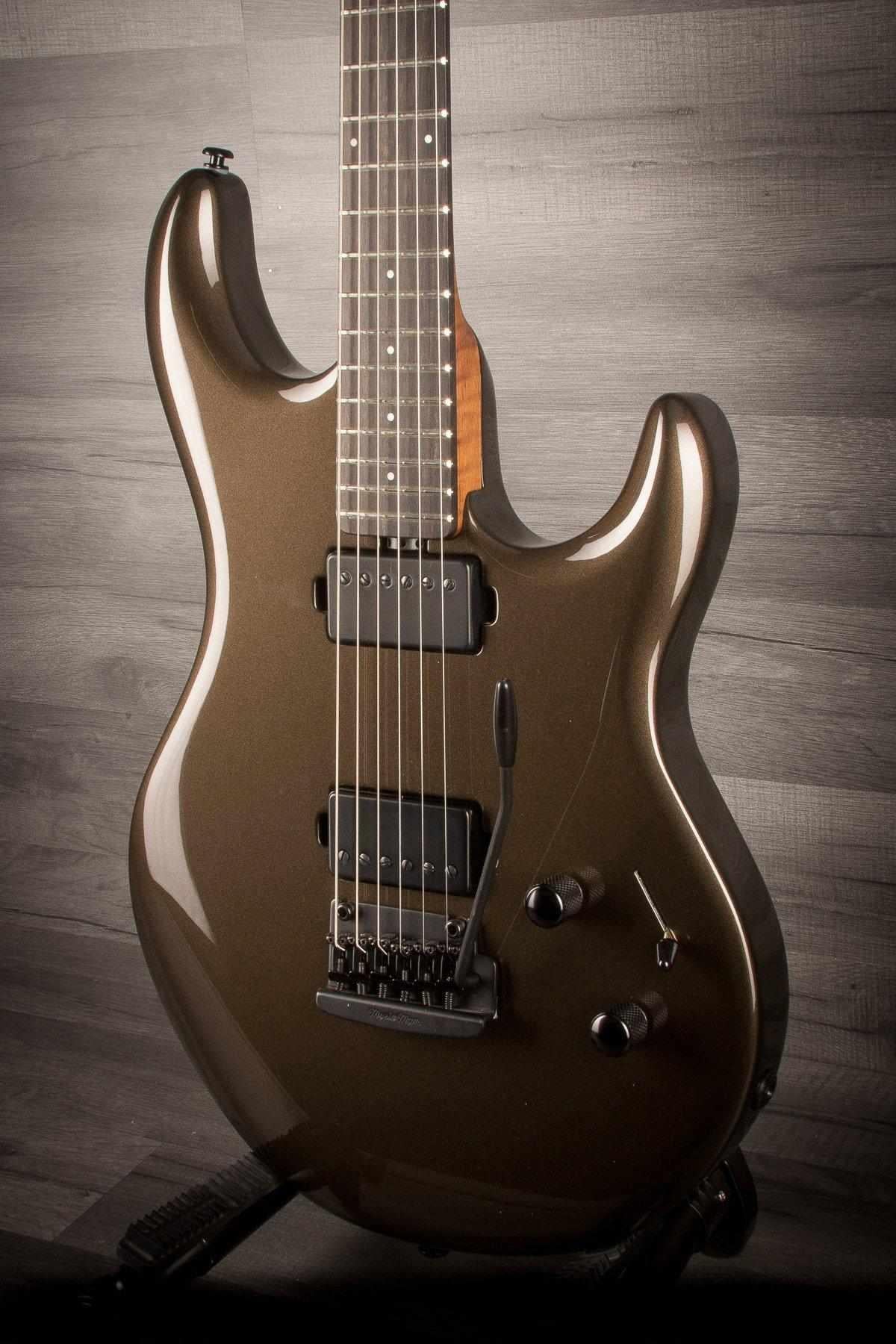 Music Man Luke III HH Olive Pearl, Roasted Maple Neck
