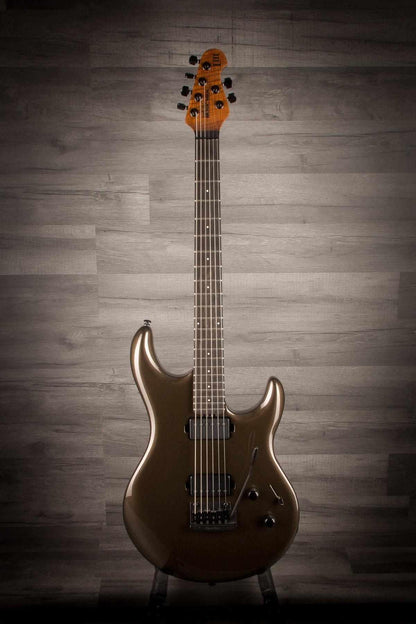 Music Man Luke III HH Olive Pearl, Roasted Maple Neck