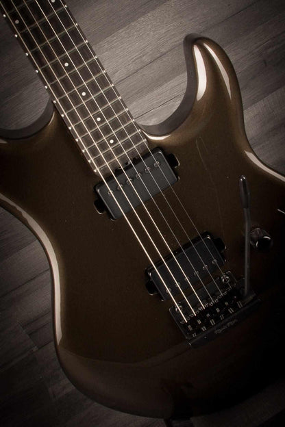 Music Man Luke III HH Olive Pearl, Roasted Maple Neck