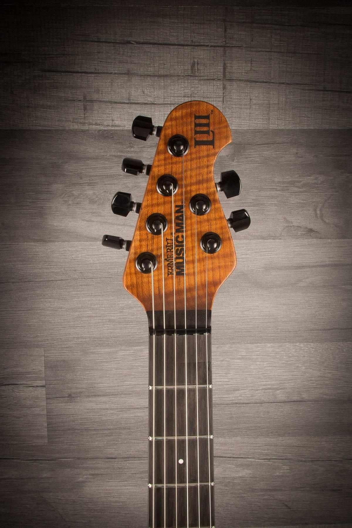 Music Man Luke III HH Olive Pearl, Roasted Maple Neck
